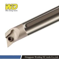 เครื่องมือกลึง H10K-SDQCR07 11 Cnc Internal Holder SDQCR Boring Bar สําหรับเม็ดมีดคาร์ไบด์ DCMT