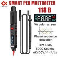 ZZOOI QHTITEC 118B Digital Multimeter Auto Intelligent Sensor Mini Pen Tester 6000Counts NonContact Voltage Meter Multimetre polimetro