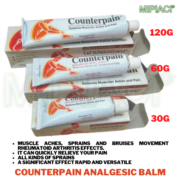 Counterpain Analgesic Balm Counterpain Muscular Pain Relief Hot Warm Balm Lazada PH