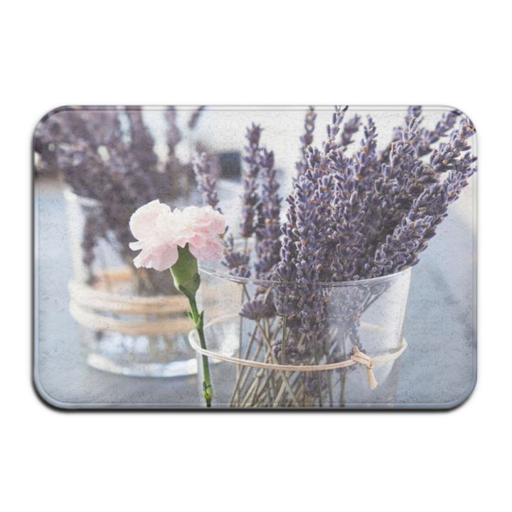 1pcs-lavender-print-mat-kitchen-mats-for-floor-doormat-welcome-mat-entrance-door-mat-bath-mat-entrance-door-mat-customized-mat