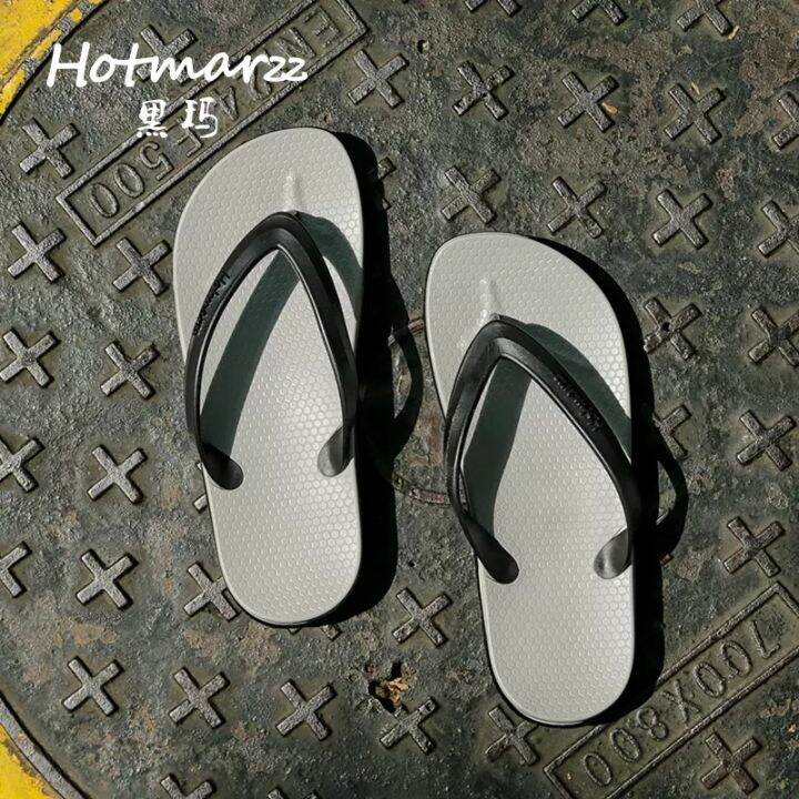 hotmarzz-รองเท้าแตะกันน้ำกันลื่นสำหรับผู้ชาย-h006a-รองเท้าแตะลำลองใส่สบายรองเท้าแตะใส่ในบ้านใหม่สำหรับกลางแจ้ง