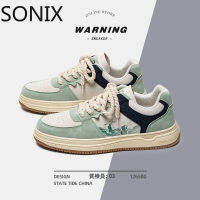 SONIX รองเท้าผู้ชาย Dunk แพลตฟอร์มเทนนิสตาข่ายรองเท้าสำหรับผู้ชายลำลองกลางแจ้งเดินกีฬารองเท้าโลฟเฟอร์หรูหรานักออกแบบแฟชั่นกันลื่นแบน