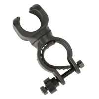 New Bike Flashlight Stand Bracket 360 Degree Rotation Light Holder Led Torch Light Mount Cycling MTB Lamp Holder Bike Accessory Power Points  Switches