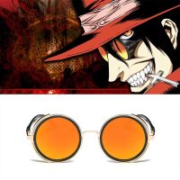 【ร้อน】อะนิเมะ HELLSING Alucard คอสเพลย์ P Rop แวมไพร์ฮันเตอร์แว่นตาสีส้มแว่นกันแดดผู้หญิง39; S แว่นกันแดดคอสเพลย์แว่นกันแดดสำหรับผู้ชาย