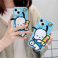 Case สำหรับ Apple iPhone 14/13/12/11 Pro Max 14 Plus น่ารักการ์ตูนหูใหญ่สุนัขโทรศัพท์ปกซิลิโคนอ่อนนุ่มน่ารักกันกระแทกกลับเชลล์