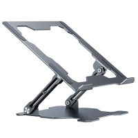 Laptop Stand Ergonomic Aluminum Height-Adjustable Computer Stand Desktop Laptop Stand for 11-17 Inch Laptop