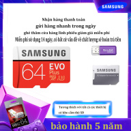 Thẻ nhớ Micro SD Thẻ nhớ Class 10 Samsung EVO Plus 64GB U3 4K- W60MB thumbnail