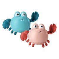 2Pcs Wind Up Baby Bath Shower Bubble Soap Machine Maker Crabs Toy for Children Christmas Gift Shower Toy Accessories