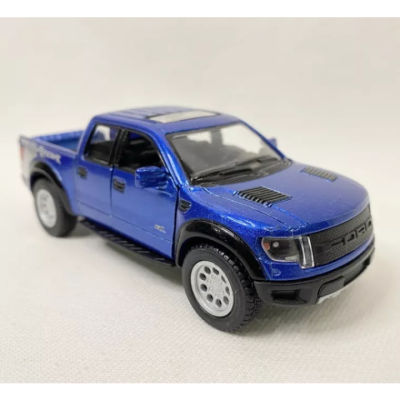 โมเดลรถกระบะ Ford Raptor สเกล 1:46 สีน้ำเงิน รุ่นปี 2013