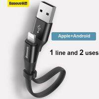 Baseus อุปกรณ์สายชาร์จสายข้อมูลชนิด C แบบ2-In-1แบบพกพาไมโคร USB เหมาะสำหรับ Apple ไลท์นิ่งเหมาะสำหรับ Xiaomi ที่เหมาะกับ Huawei 78912