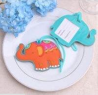 【DT】 hot  100pcs lucky elephant Luggage Tag wedding baby shower party Favor guest gifts DHL Free shipping