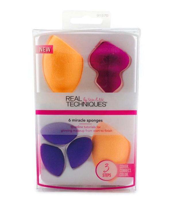 Real Techniques 6 Miracle Sponges Lazada Ph 2501