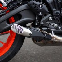 ✒▼ CNC aluminium FOR YAMAHA MT-07 2018 2019 2020 MT07 MT 07 Motorcycle Accessories Style exhaust cover Exhaust Muffler Pipe