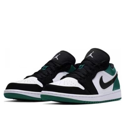 [HOT] Original✅ NK* Ar J0dn 1 Low Black And Green Mens And Womens Basketball Shoes Couple Skateboard Shoes Casual Sports Shoes {Limited time offer}