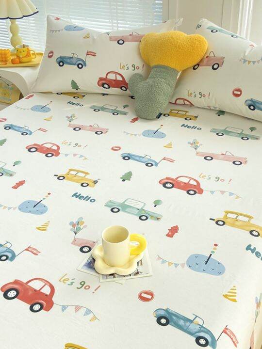 ready-d-sheet-one-piece-pure-ildrens-cartoon-boy-sgle-summer-quilt-sgle-car-r-excavator-ctom