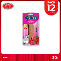 [12 PCS][MANOON] TORO TORO โทโร โทโร่ ปลาทูน่า ขนาด 30 กรัม