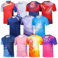 Men Women Tennis Jerseys 2023 New Boys Girls Tennis Clothes , Children Badminton Shirts, Table Tennis Running Sports Tee Shirts