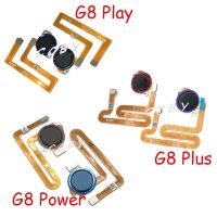 Home Finger Reader Fingerprint Touch ID Sensor Return Key Home Button Flex Cable For Motorola Moto G8 Plus Play Power