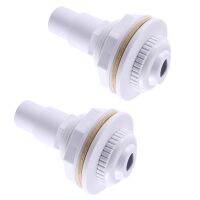 2Pcs Above Ground Pool Complete Return Jet Fitting Gasket Pool Return Jet Fitting &amp; 1-1/2Inch Male Hose Adapter &amp; Nut 3/4Inch Eyeball Outlet