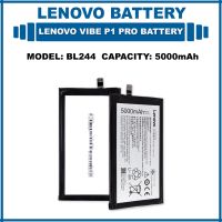 แบตเตอรี่ Lenovo Vibe P1 Pro Battery Model BL244 | 5000mAh แบตเตอรี่รับประกัน 6 เดือน