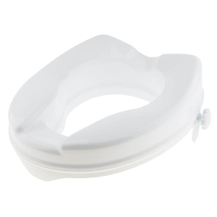 LazaraHome Potty Toilet Seat Riser Raised Elevated Elongated Lifter
