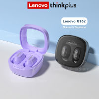 Lenovo Thinkplus XT62ในหูจริงไร้สายหูฟังบลูทูธ5.3หูฟังพร้อมไมโครโฟน ENC เสียงยกเลิกไฮไฟกีฬาหูฟังกันน้ำ