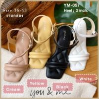 You &amp; Me ( ??Ready to ship) รองเท้าผู้หญิง ส้นสูง รองเท้าเเฟชั่นผู้หญิง YM-057