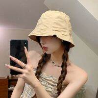 HOT★New Pleated Cotton and Linen Fishermans Hat Women Japanese Sunshade Thin Bucket Hats Outdoor Trend Basin Cap Gorras Para Mujer