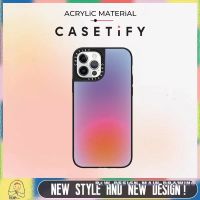 Art fashion rendering color gradient Mirror CASETiFY Phone Case Compatible for iPhone 14 13 12 Pro Max Case iPhone 11 Shockproof Protective Acrylic Hard Cover