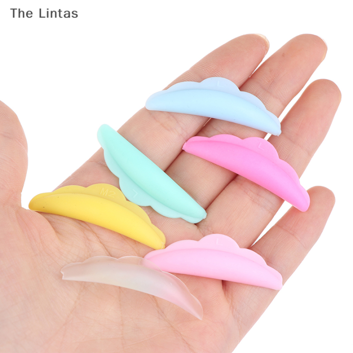 the-lintas-โล่ยกขนตา5คู่-xs-s-m-l-xl-แผ่นซิลิโคนขนตา-perm-โรลเลอร์