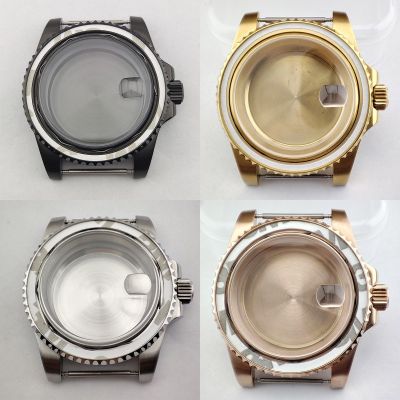 40Mm NH35 Case Sapphire Glass Stainless Steel Mens Case Water Resistant For NH35 Movement Watch Repair Modification Accessories