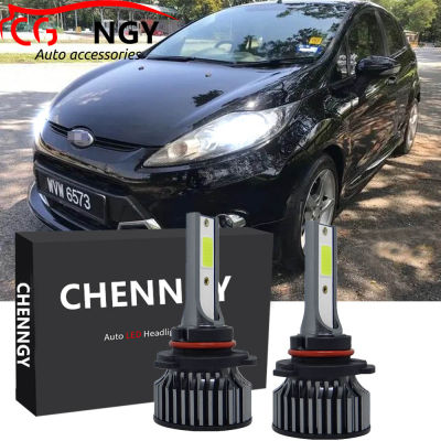 สำหรับ Ford Fiesta MK7 / MK8 2009-2017หลอดไฟหน้าไฟฉายคาดศีรษะ2009 2010ไฟหน้ารถมอเตอร์ไซค์แบบ LED 6000K ชุดหลอดไฟเปลี่ยนเป็นฮาโลเจน