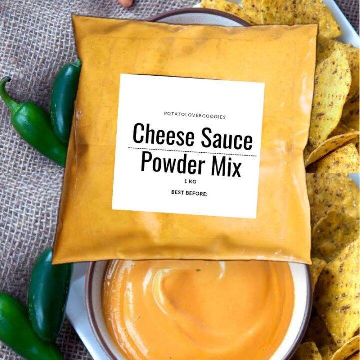 P Cheese Sauce Powder Instant Mix 1kg for burger fries and nachos ...