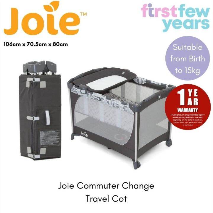 Joie Commuter Change Travel Cot Lazada Singapore
