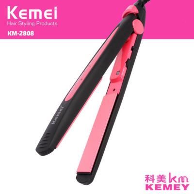 Kemei KM-2808ทัวร์มาลีนเซรามิคผม Straightener Curler ยืด Curling Irons เครื่องมือจัดแต่งทรงผม