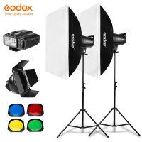 800Ws Godox SK400 II 2X400Ws Photo Studio Flash LightingSoftbox280cm Light StandBarn DoorFlash Built-In Receiver