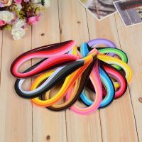 100pcs Diy Gradient Decorative Quilling Paper Strips Decorative Paper Pattern Feather Hand Origami Tools Handmade Gift Making Cables