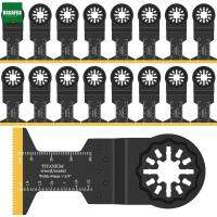 DAGAFGA ใบเลื่อยแบบสั่นไทเทเนียม16ชิ้น44มม./1.73นิ้ว,ใบมีดมัลติทูลแบบสั่นสำหรับเล็บใบมีดสำหรับการตัด