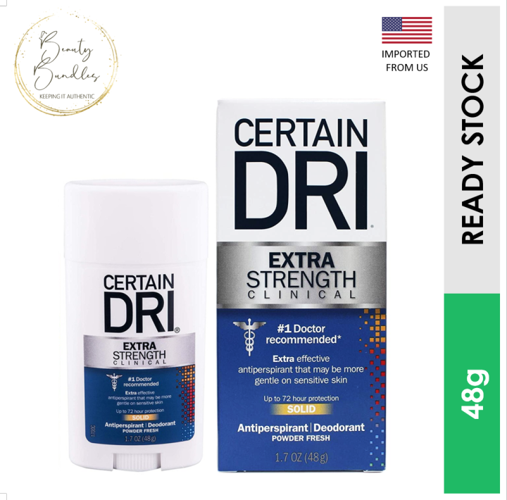 Certain Dri EXTRA Strength Clinical Solid Antiperspirant / Deodorant