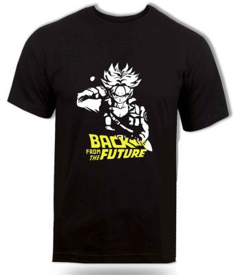 Summer For Man Summer Cotton T-Shirt Fashion Dbz Future Trunks T Shirt, Back To The Future Inspired, AnimeZ T-Shirt XS-4XL-5XL-6XL