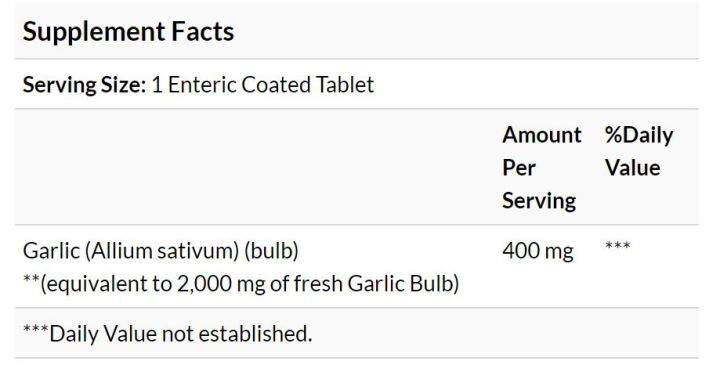 garlic-2000mg-กระเทียมสกัด-อัดเม็ด-ไร้กลิ่น-2000มก