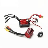 24305800KV6300KV7200KV มอเตอร์แบบไม่มีแปรง25A Brushless Esc สำหรับ Traxxashspwltoyssycmn 116 118 Rc รถ