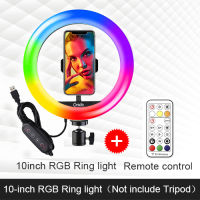 Orsda 10-13 Inch RGB Ring Light Tripod LED Ring Light Selfie Ring Light with Stand RGB 26 Colors Video Light For Youtube Tik Tok