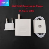 Original 66W USB Charger Supercharge 6A Type C P50 Mate 40 60 50 Magic3 V40 9