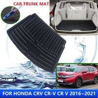 พรมกระโปรงหลังรถสำหรับ Honda CR-V 2020 2018 2019 CRV 5th Gen CR V 2017 ~ 2022พรมสำหรับรถยนต์พื้นกระเป๋ากันโคลนอุปกรณ์แผ่นกันน้ำ