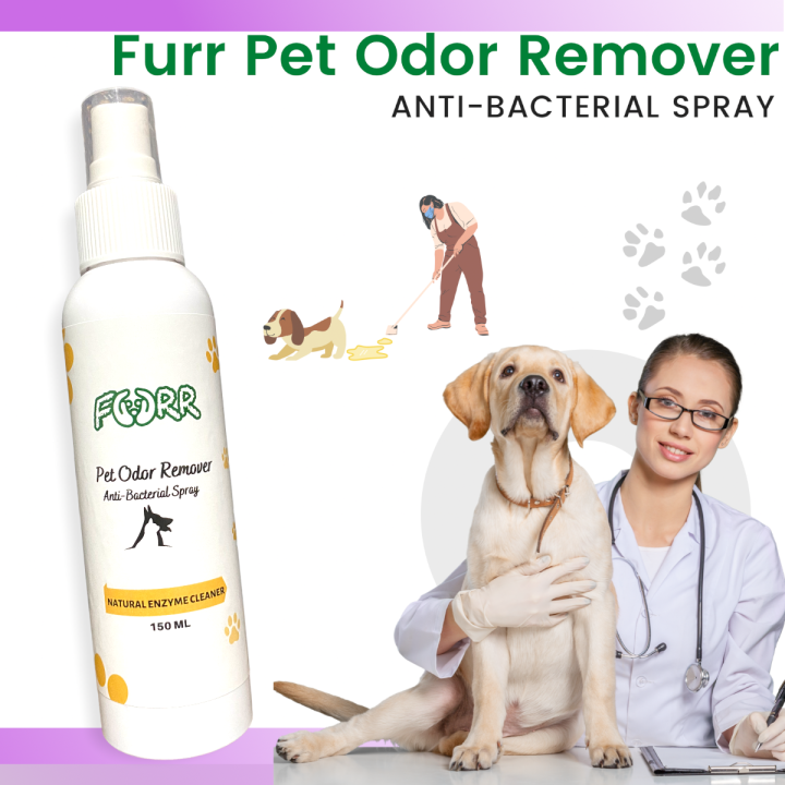 Furr Pet Odor Remover Anti Bacterial Spray, Area Disinfectant, Cleaning ...