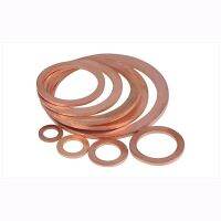 M18 M20 M21 M22 M24 M26 M27 M29 M32 M37 M40 M43 M50 Brass Copper Sealing Boat Crush Washer Flat Gasket Ring Sump Plug 1mm Nails Screws  Fasteners