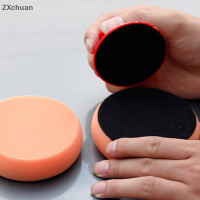 ZXchuan 6pcs Car Wash WAX ฟองน้ำขัดแผ่นขัดทำความสะอาด applicator Pad Handle