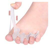 ◊ 1pair Silicone Protective Toes Separator Suitable Bunion Corrector Material Soft Gel Straightener Spacers Stretchers Care Tool