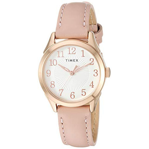 timex-womens-tw2t66500-briarwood-28mm-pink-rose-gold-genuine-leather-strap-watch